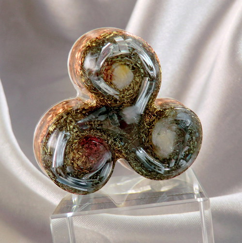 Orgonit *Amulet (9) *Triskel *Ametyst*Citrín*Křišť — foto 3