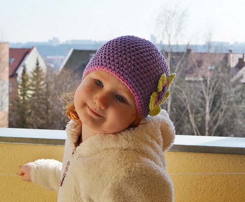 Čepička fialová — foto 2