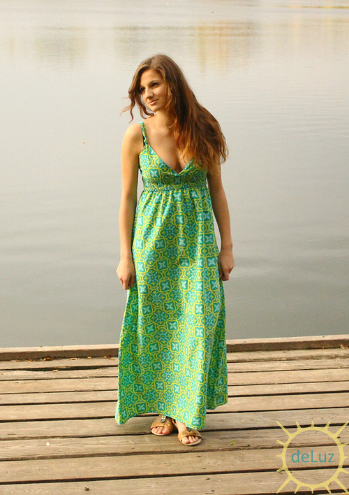Maxišaty Andaluz verde...na přání — foto 5