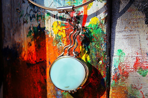 Nerezový náhrdelník " Blue flame " — foto 5