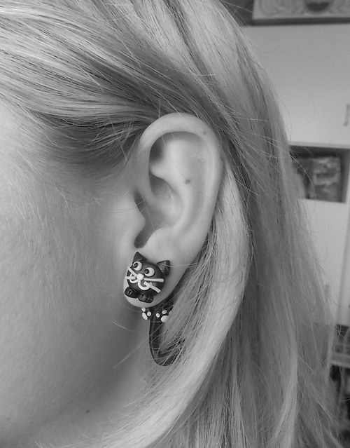 Zvědavé kočičky - černé — foto 2