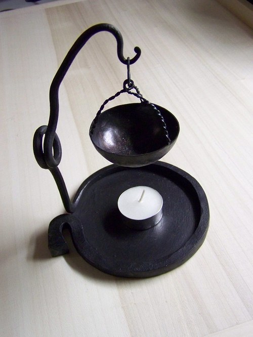 Kovaná aromalampa — foto 2