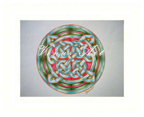 Keltská mandala-nekonečný uzel — foto 2