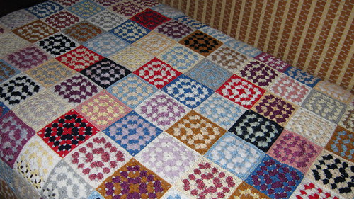 Deka, přehoz, háčkovaná, patchwork — foto 2