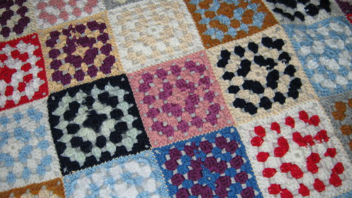 Deka, přehoz, háčkovaná, patchwork — foto 3