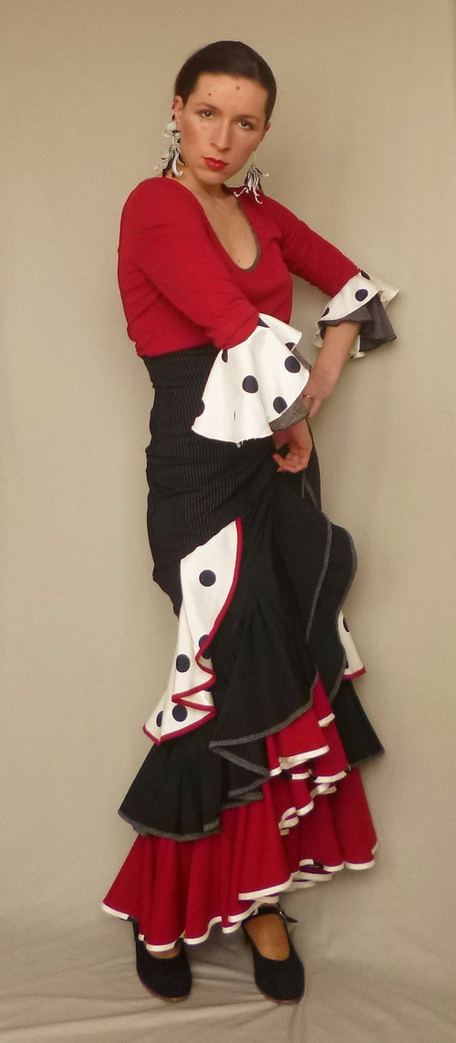 Olé - flamenkový kostým — foto 2