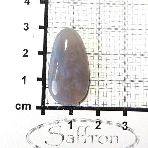 Modrý chalcedon ,kabošon č.2 — foto 2