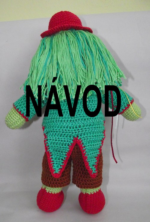 Návod na háčkovaného vodníka — foto 2