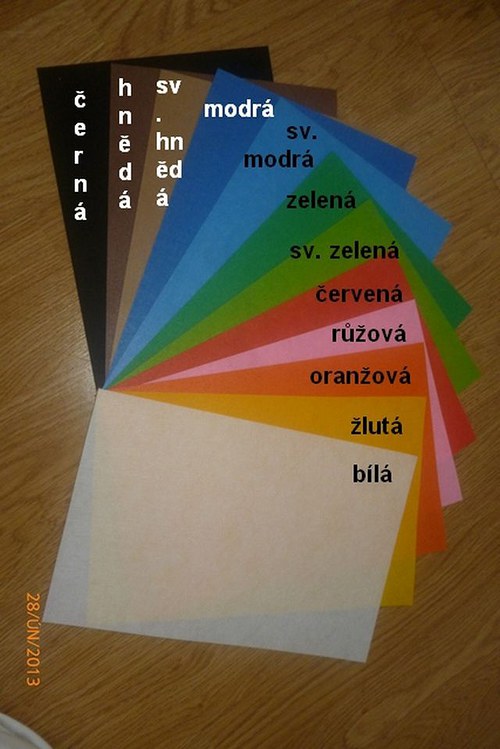 Filc plsť A4 dekorace tenký — foto 2