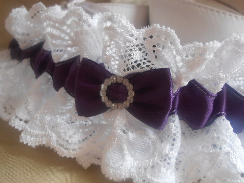 Podvazek v barvě violet — foto 2