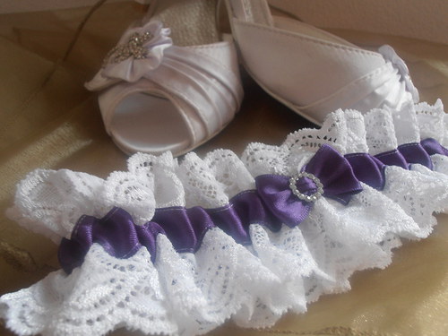 Podvazek v barvě violet — foto 4
