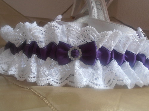 Podvazek v barvě violet — foto 5
