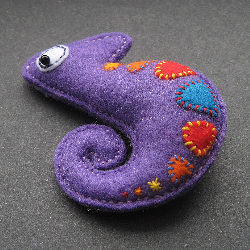 Fialový chameleonek — foto 2