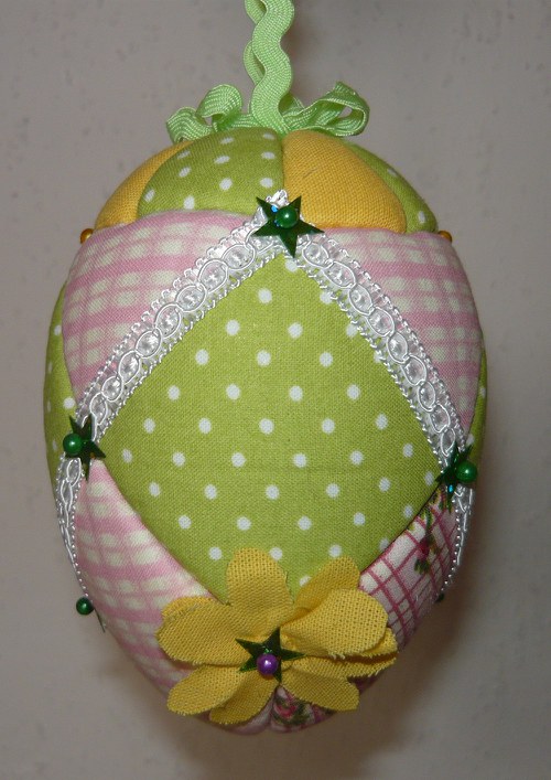Velikonoční patchwork vajíčko — foto 3