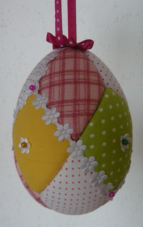Velikonoční patchwork vajíčko — foto 3