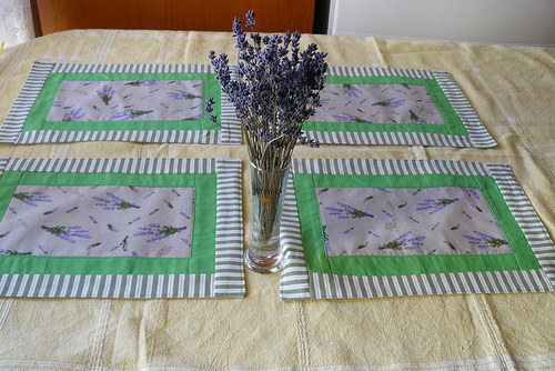 Prostírání s levandulí — foto 3