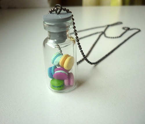 Macarons stále při sobě... náhrdelník — foto 2