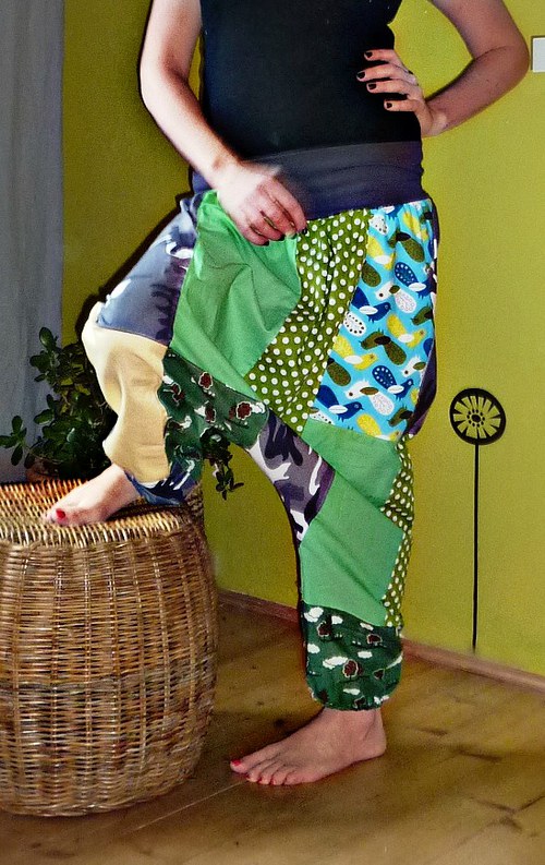Kalhoty/šortky 2v1 Aladinky green — foto 3