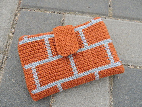Háčkovaná peněženka - BRICK WALL — foto 5