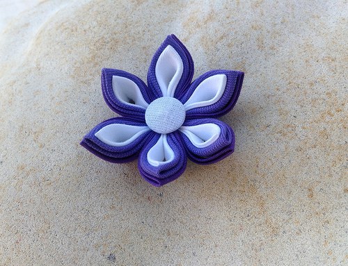 Kanzashi brož — foto 2
