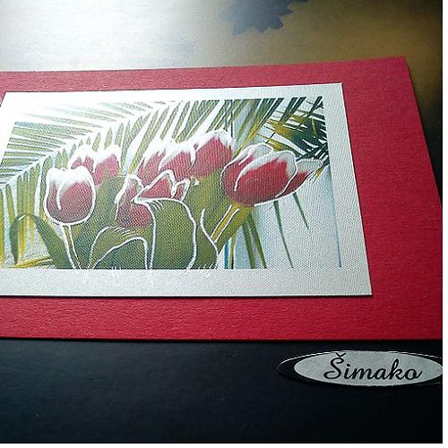 Tulipány...sada 3 přání — foto 2