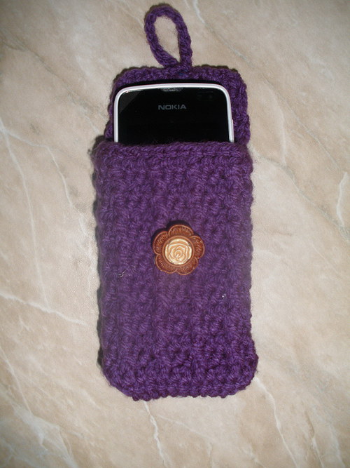 Obal na mobil "fialový" — foto 2
