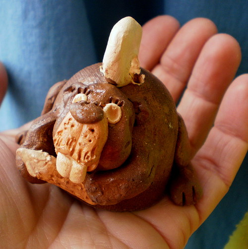 Zvonek bobří-5,5cm — foto 2