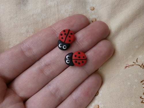 FIMO naušnice BERUŠKY — foto 2