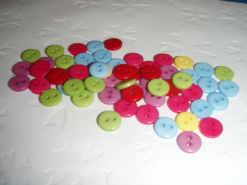 Knoflíček mini 10 ks mix barev — foto 3