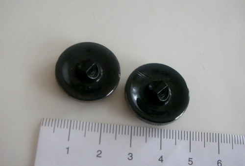 Skleněný knoflík - 1 ks — foto 2