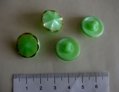 Skleněné knoflíky - sada 3 ks — foto 2