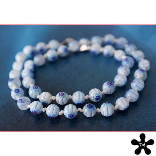 Nebesky modré millefiori — foto 3
