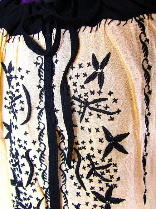 Vintage halenka black&cream — foto 4