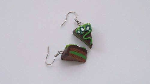 Kiwi dortík - náušničky — foto 2