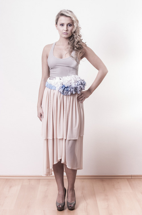 - SLEVA-/ 50%Spring 2013/ Lososová sukně — foto 4