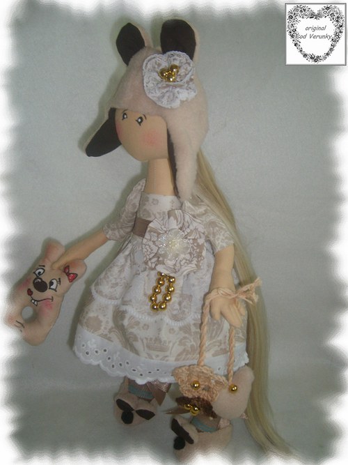 MEDVÍDKOVÁ HOLČIČKA -JOHANNE-sleva!!!!!!!!!!!!!!!! — foto 3