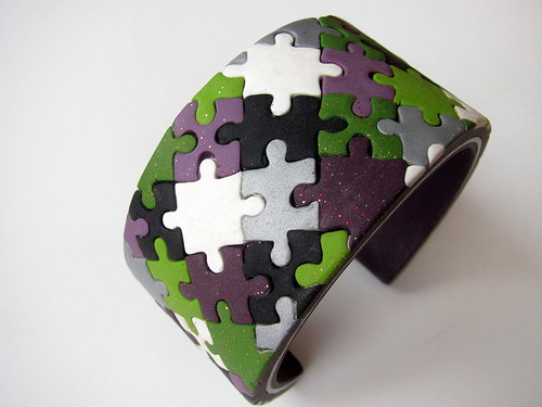 Náramek z Puzzle — foto 2