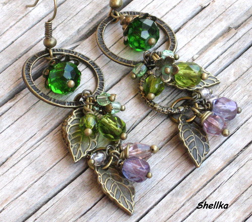 Náušnice ,,VIOLET,, — foto 2
