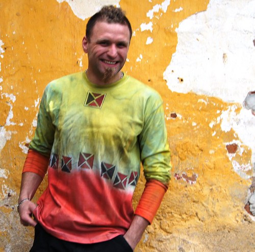 Batikované triko XL volný střih — foto 6