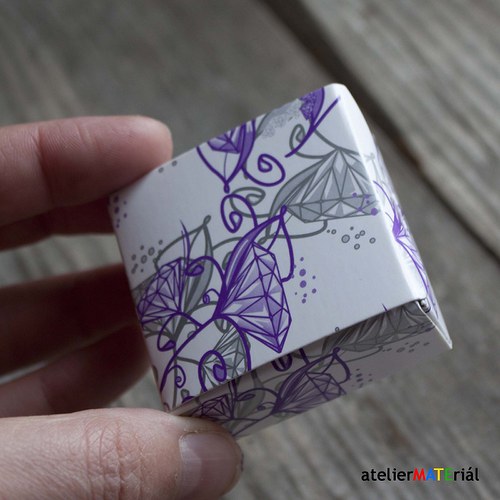 Papírová krabička GRAFIC - Diamant violet S — foto 2