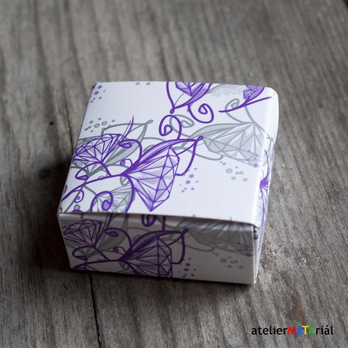 Papírová krabička GRAFIC - Diamant violet S — foto 3