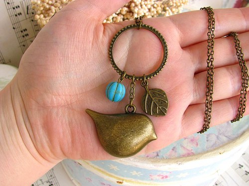 Náhrdelník Blue Bird — foto 3