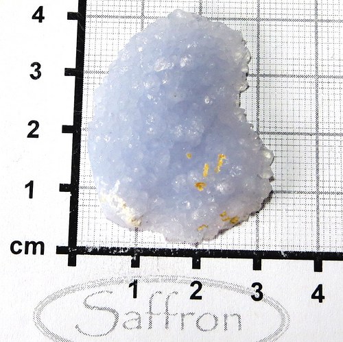 Modrý chalcedon - řez krápníkem č.6 — foto 2