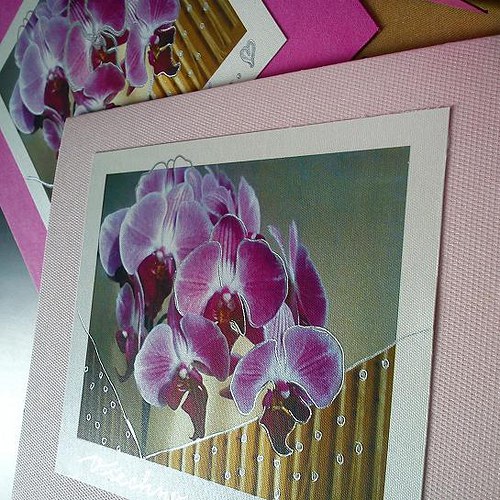 Orchidej (nejen) pro maminku...sada 3 přání — foto 2