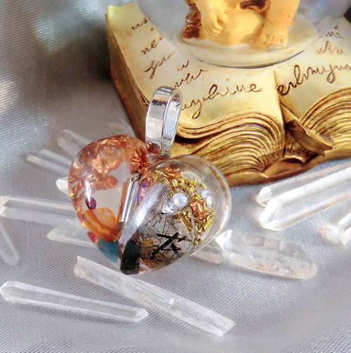 Orgonit *OBJ* Magické srdíčko — foto 3