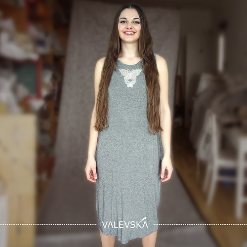 Sbírka motýlů, bavlněné šaty — foto 3