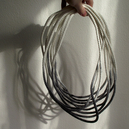 Z lana / náhrdelník šedý III — foto 2