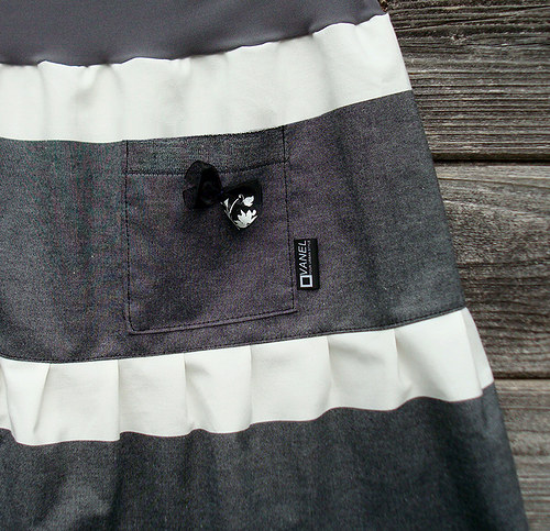 Gray skirt with cream — foto 5