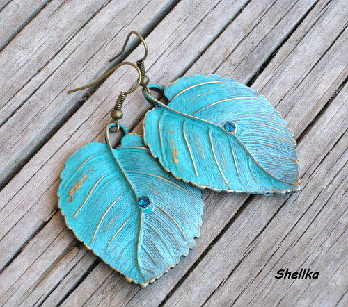 Náhrdelník ,,TURQUOISE LEAV,, — foto 4