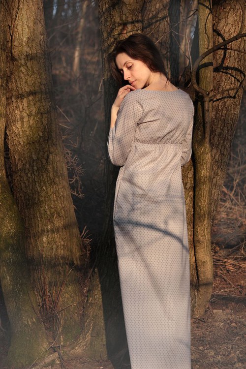 Maxišaty Misty Violet — foto 2